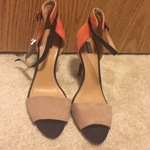 Zara three toned heels