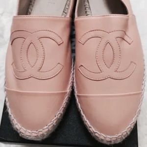 Chanel Espadrilles (Nude/Light Pink)