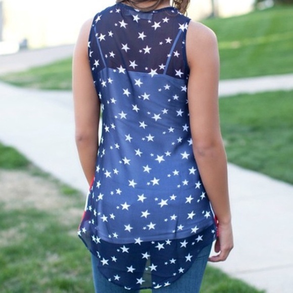 🇺🇸HP 4/4🇺🇸NIP 4th Of July Tank - Picture 3 of 5