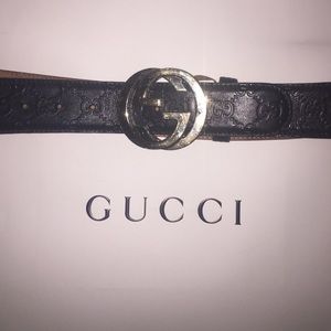 Gucci Signature Leather Belt