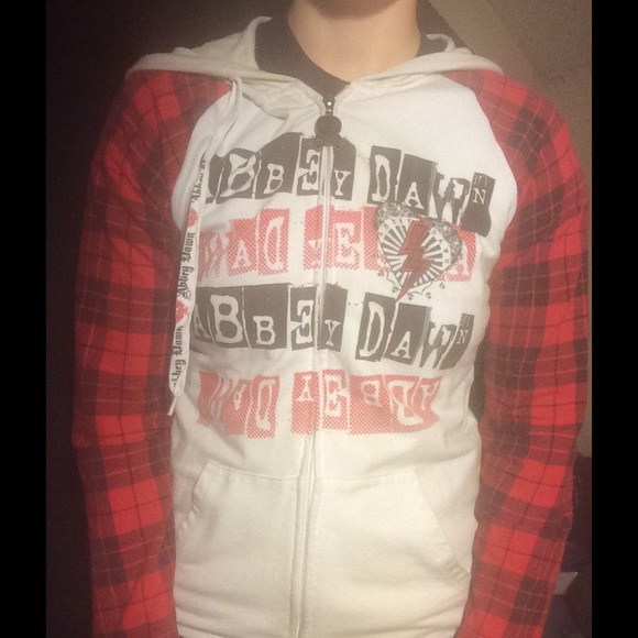 Abbey Dawn Avril Plaid Punk Hoodie