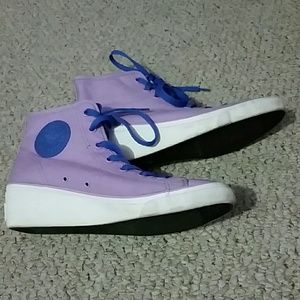 Converse Purple Wedge 'All Star Hi-Ness' Wedge