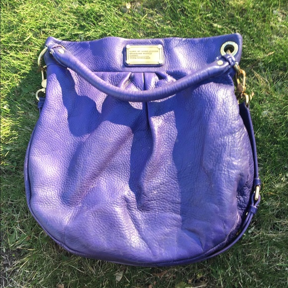 Purple Marc by Marc Jacobs Hillier Classic Q bag!