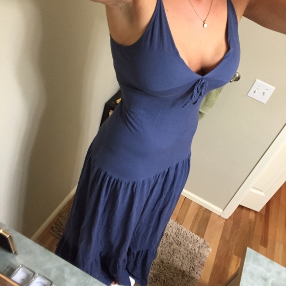 Blue maxi dress