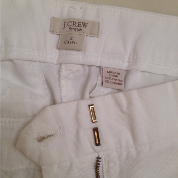 J. Crew White Capris!