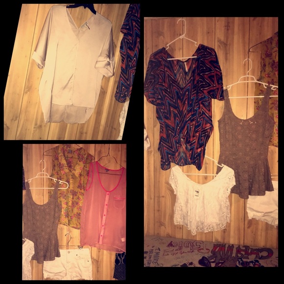 Cropped tanks, shite shorts,& cute slouch tops!