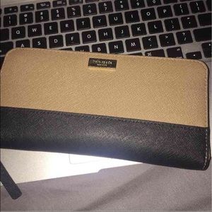 Kate Spade black and brown wallet