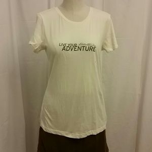 Eddie Bauer Light Soft T-shirt Cream Ivory M