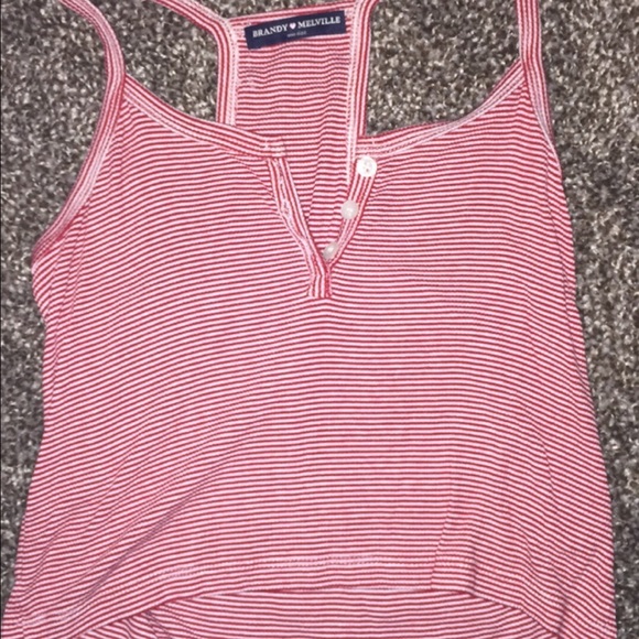 Brandy Melville cropped button down