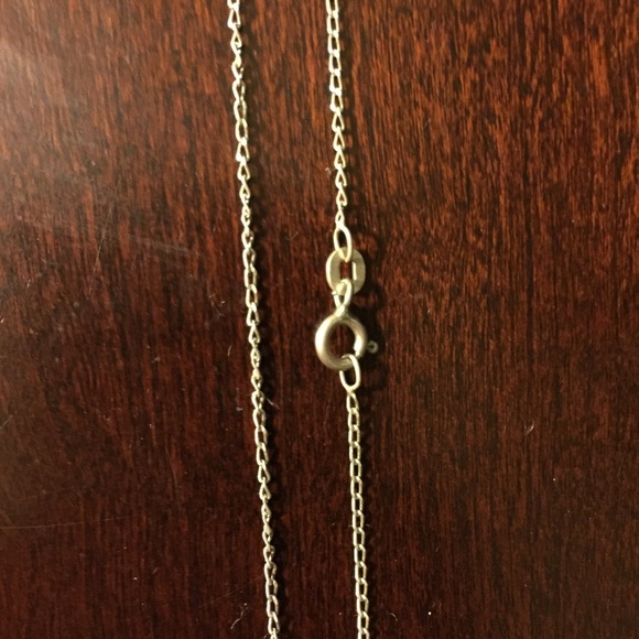 925 Sterling Silver Necklace with Stone Charms - Picture 3 of 4