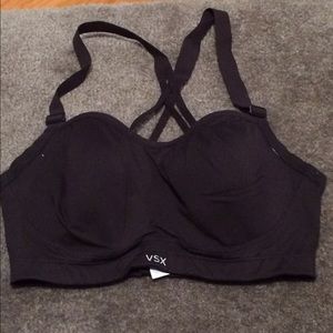 Victoria's Secret Black Sports Bra 32DD