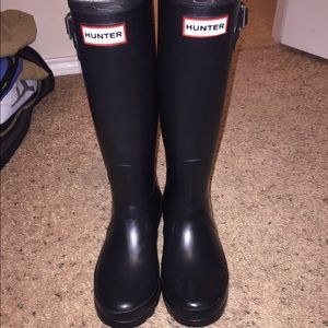 Black Matte Original Tall Hunter Boots