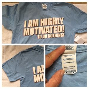 Highly Motivated tee 💵2/$25💵