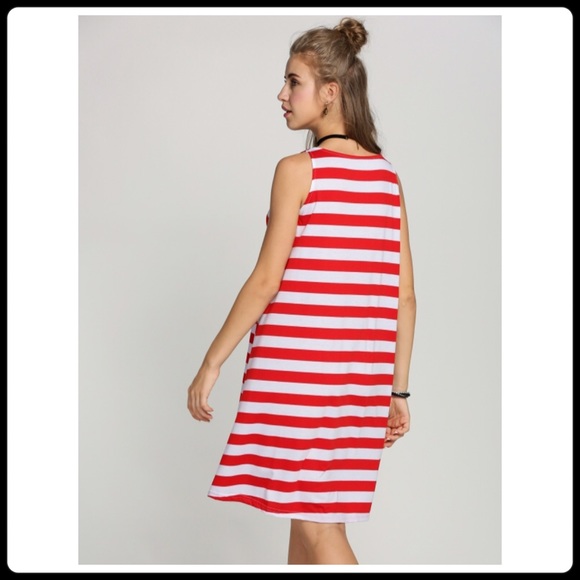 $20✂️LAST CALL✂️ 5⭐️ RATED STRIPED HI-LO BEACH - Picture 2 of 4