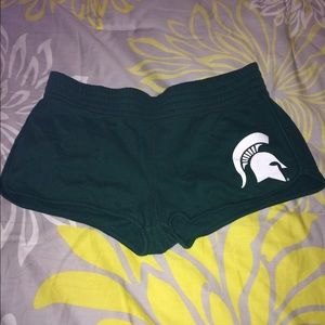 MSU Green and white shirts from VS