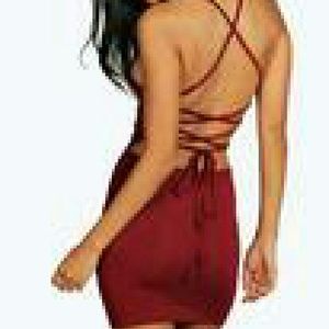 Strappy Back Mini Dress