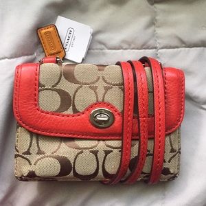 Authentic Coach Signature Dylan Crossbody Purse