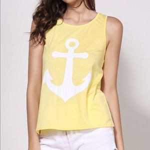 SOLD NWT Anchor "Hold You Down" Tank