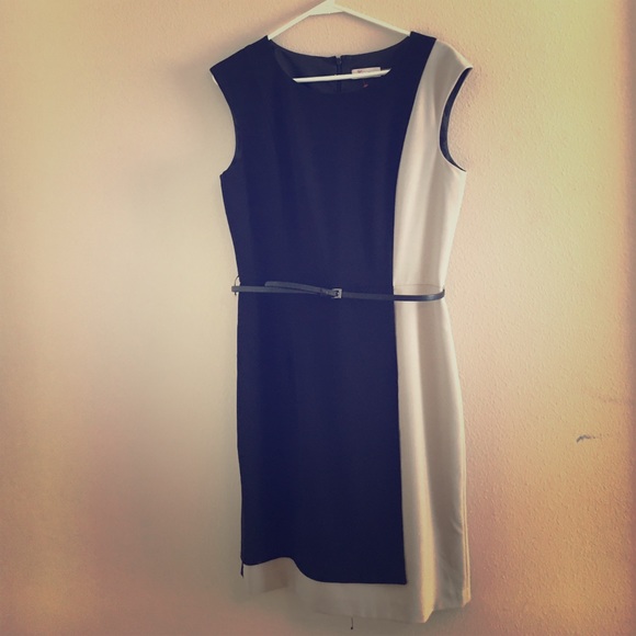 Calvin Klein Dress Black and Tan