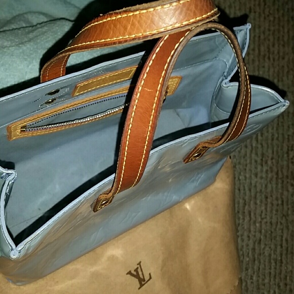 AuthenticLouis Vuitton Robin Egg  Vernis Reade PM - Picture 2 of 4