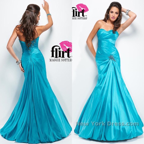 Flirt by Maggie Sottero - Bubble Hem prom dress - Picture 2 of 3