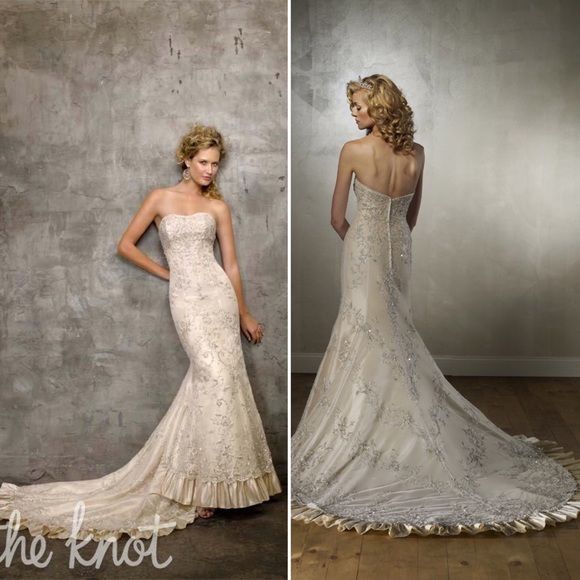 Mori Lee Bridal Gown - fit and flare - Picture 2 of 4