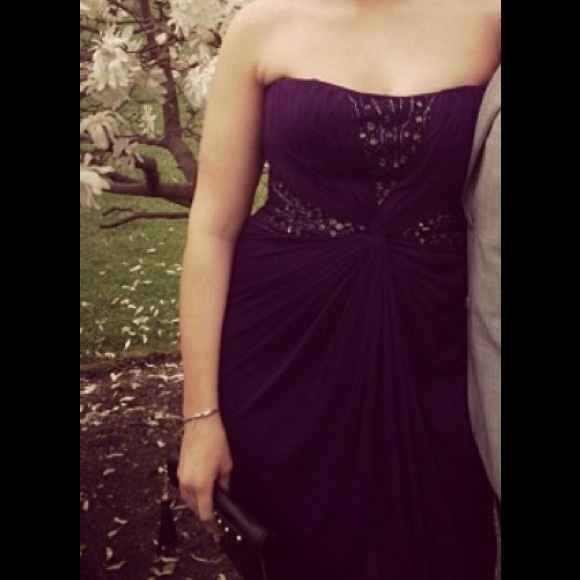 Adrianna Papell Beaded Prom Dress