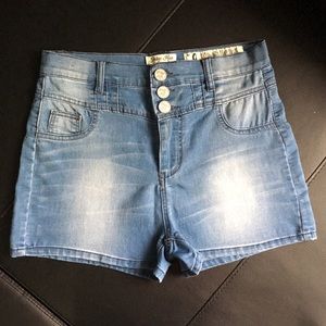 🎉Indigo Rein Forever High Waisted Denim Shorts