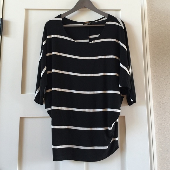 Renee C a Stitch Fix brand striped dolman    top