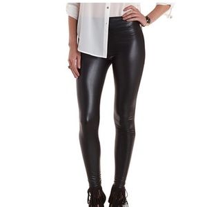 Old Navy Leather Leggings