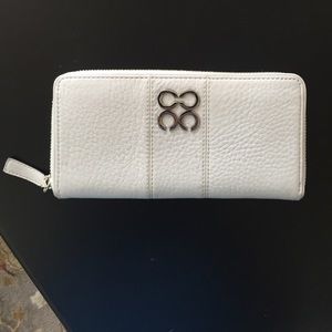 Coach White Leather Wallet