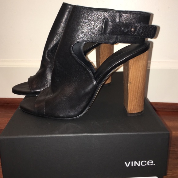 Vince bootie open toe - the Addie