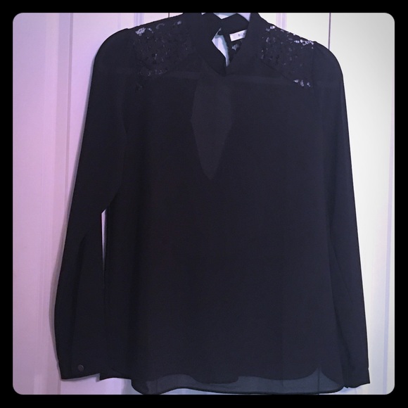 Gorgeous sheer black top! BNWT