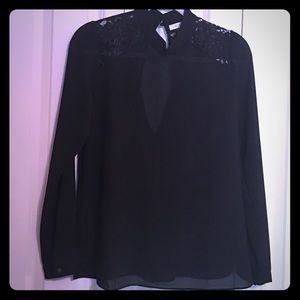 Gorgeous sheer black top! BNWT