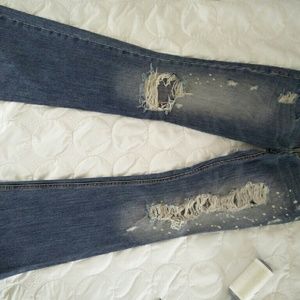 Hollister distressed jeans