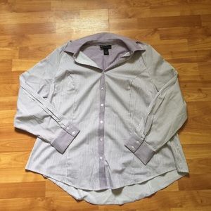 😍2 for $25😍 NWOT Purple Pinstripe Shirt