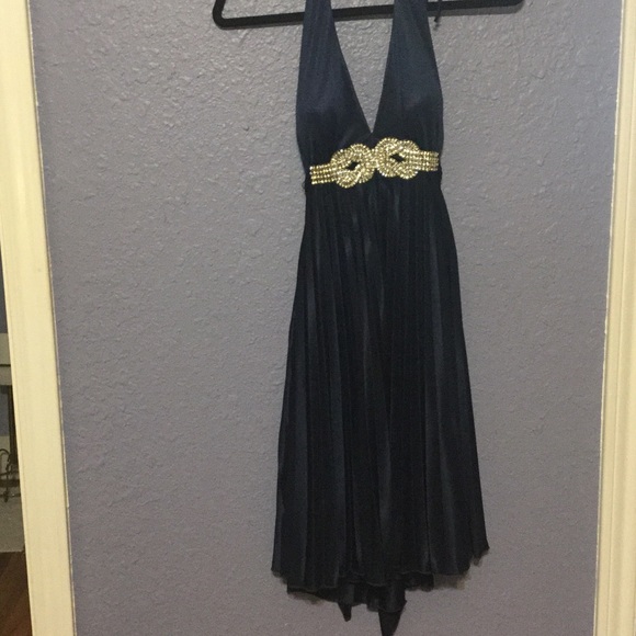 Lovely midnight blue cocktail dress worn once.