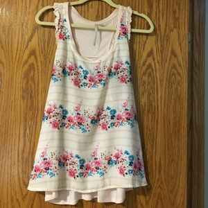Floral tank top