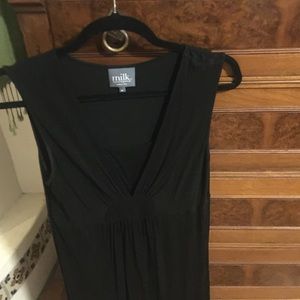 Milk black nursing dress