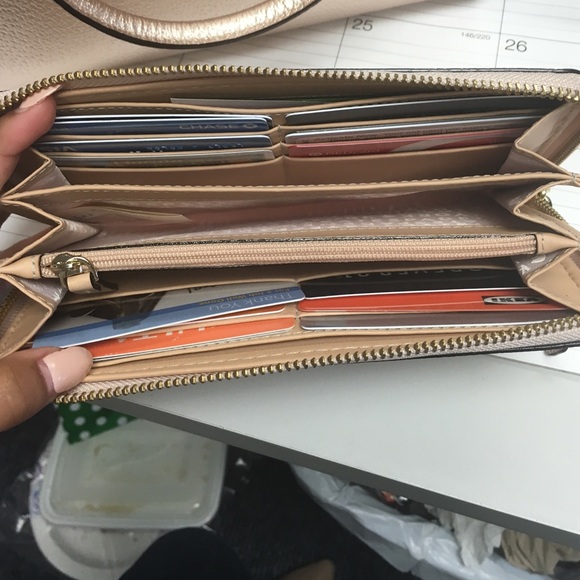 Kate spade rose gold purse and wallet - Picture 3 of 4