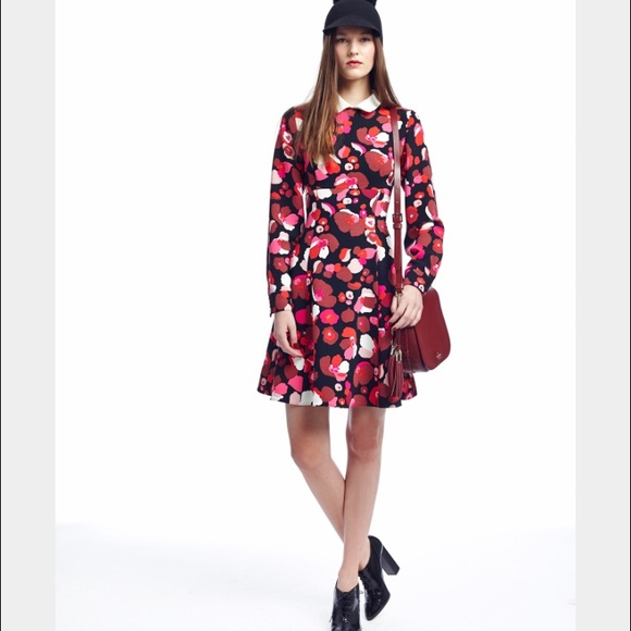kate spade Dresses & Skirts - Kate Spade - Falling Florals Crepe Dress