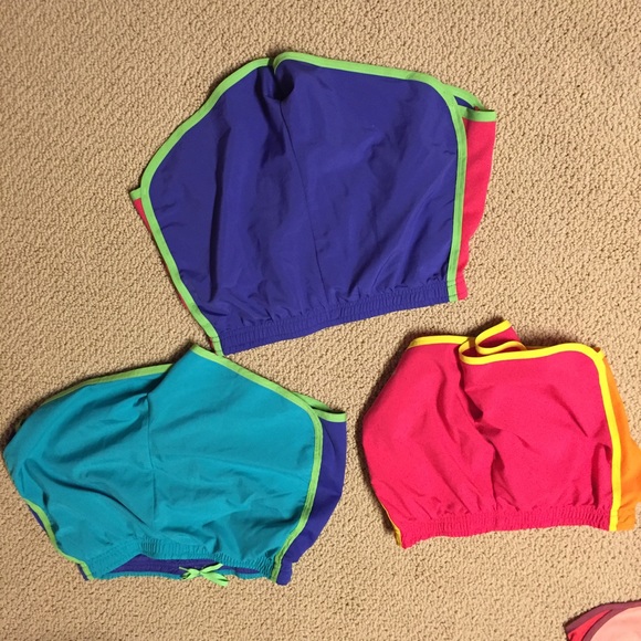 3 pairs of running shorts!