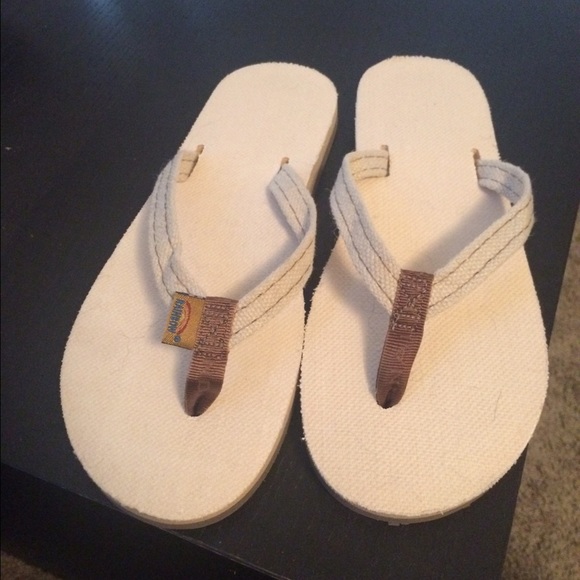 Shoes - NWOT Hemp rainbows