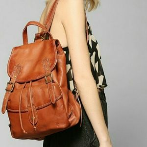 Frye leather campus backpack