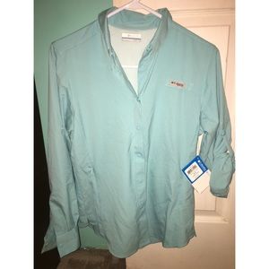 Columbia long sleeve fishing shirt.