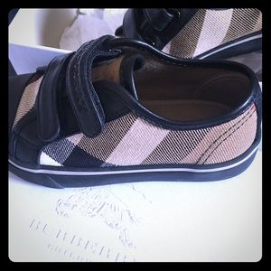 Authentic Burberry kids shoes