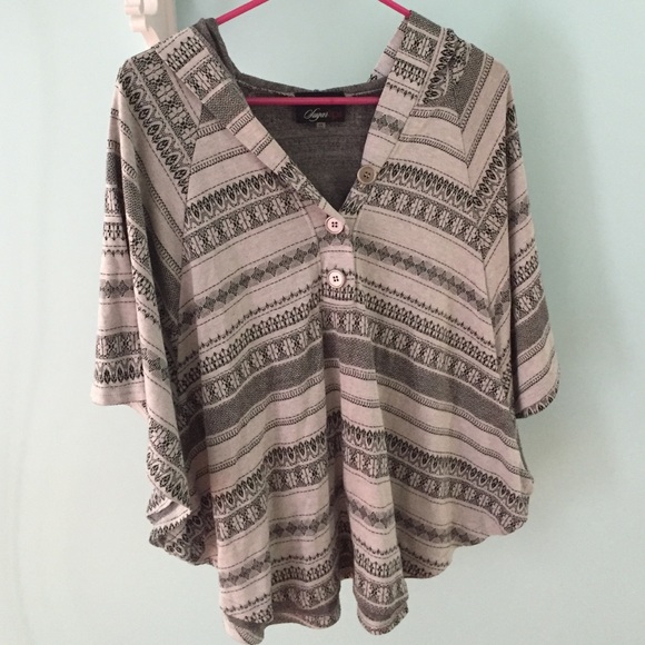 Tribal poncho!