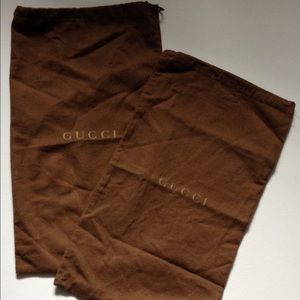 2 Gucci Dust bags.