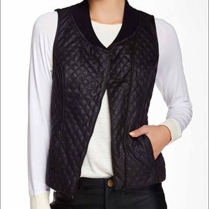 Vegan leather Aislin vest