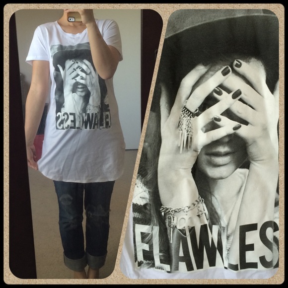 On Fire Tops - "Flawless" long tee!